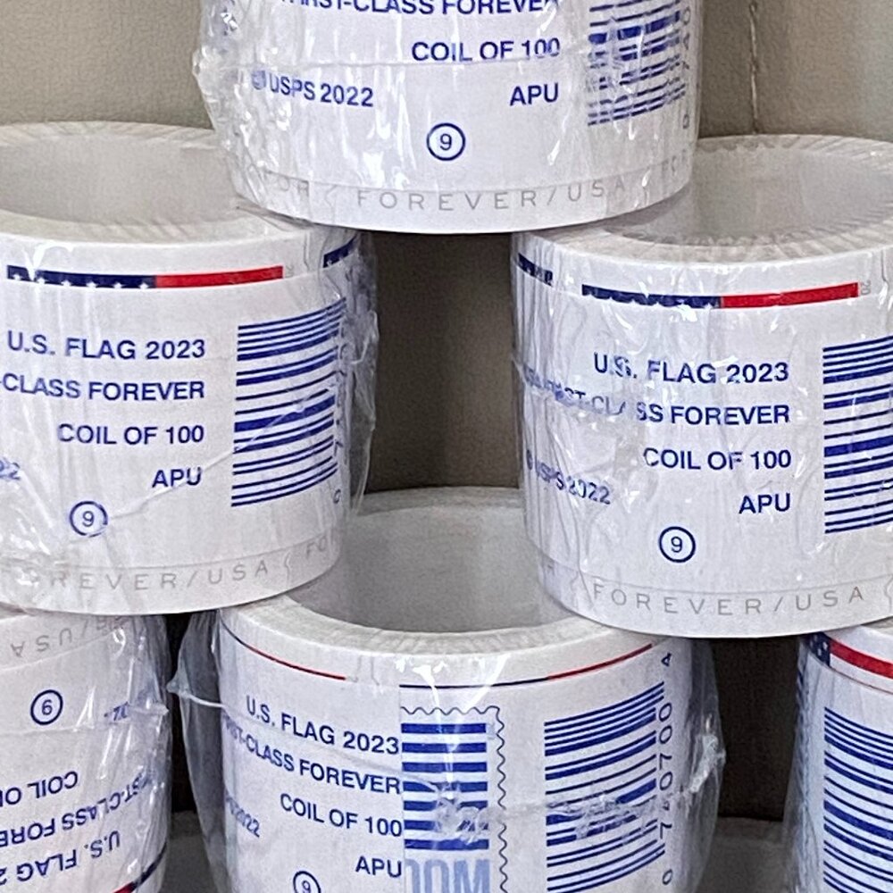 2023 Forever Stamps ten Rolls Holiday use GOOD